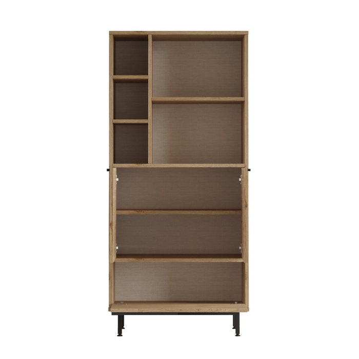 Hanah Home On9C-S Armario de Baño Nogal 74.8x161.6x35.5 cm